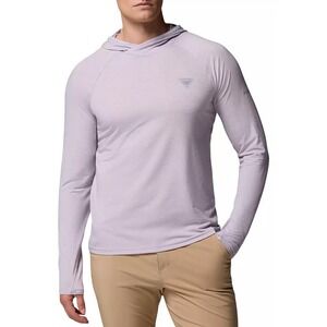 Columbia Men's PFG Uncharted Neps Hoodie Lavender Small NWT $60 MSRP
